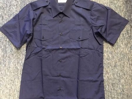 Fire Arms Navy Women’s Short Sleeve Shirt, epaulette slides (Used – Grade A) Online Sale