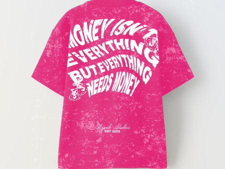 CASH CREED TEE ( HOT PINK ) on Sale