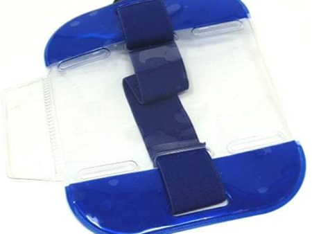 ID   SIA Licence Badge Holder - Arm Band Blue For Cheap