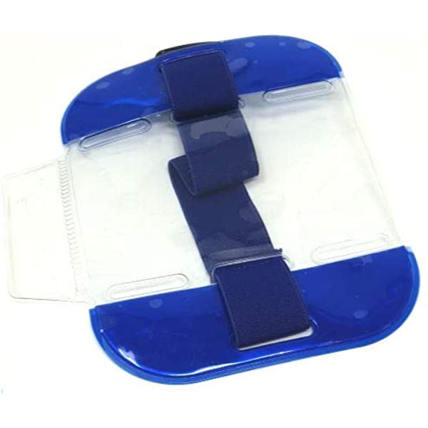 ID   SIA Licence Badge Holder - Arm Band Blue For Cheap