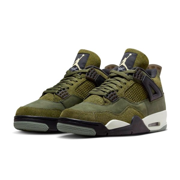 Air Jordan 4 Retro SE Craft Medium Olive (GS) Discount