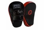 ProBoxing® Deluxe Focus Mitts - Black Red Trim Online Hot Sale