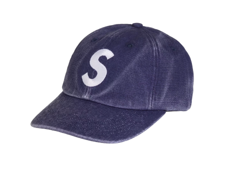 Supreme Pigment S-Logo 6 Panel Navy Fashion