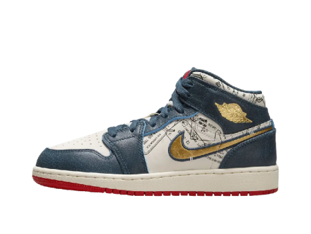 Air Jordan 1 Mid SE Take Flight (GS) Online