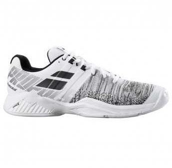 Babolat Propulse Blast All Court White Black Handball Volleyball Tennis Shoes Sale