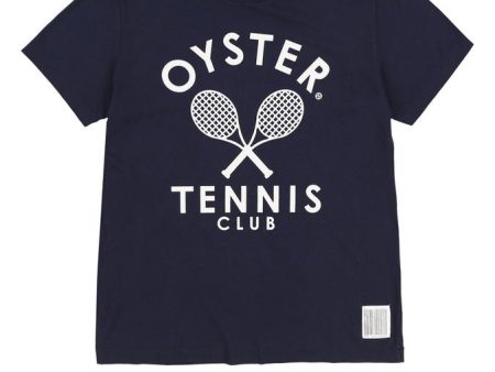 OYSTER TENNIS TEE (NAVY) Online Hot Sale