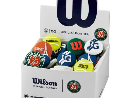 Wilson Roland Garros Tennis Racket Dampener (Colorful Logos) [WS] Supply