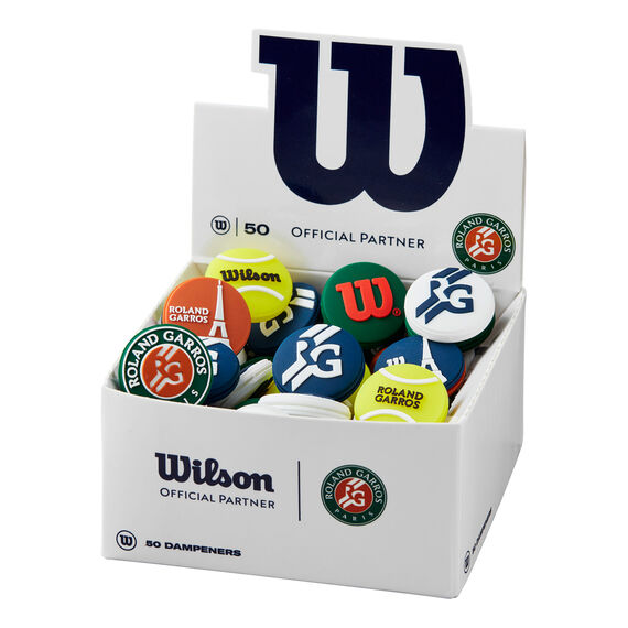 Wilson Roland Garros Tennis Racket Dampener (Colorful Logos) [WS] Supply