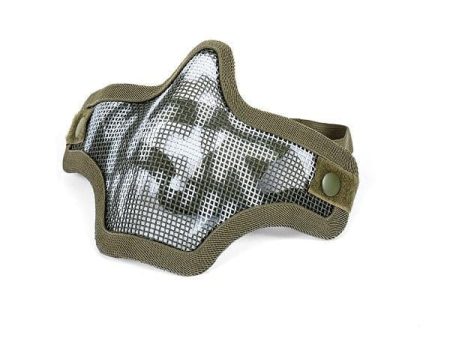 Nuprol Mesh Lower Face Shield Skull Print Green Online now