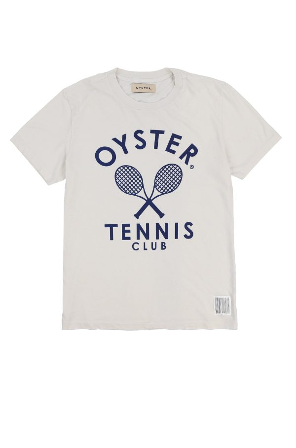 OYSTER TENNIS TEE (VINTAGE WHITE) Online Hot Sale