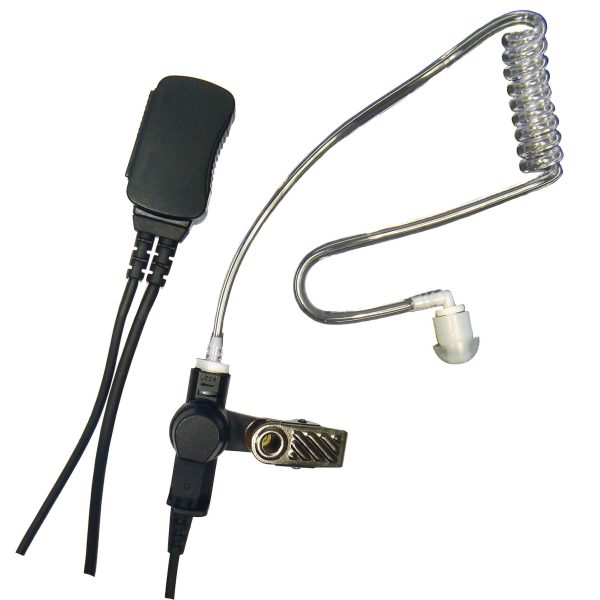 Acoustic Earpiece with 1 Wire PTT System for Kenwood 2 Pin Radios Online Sale