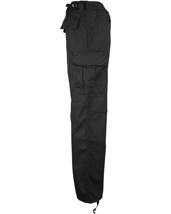 Kombat UK M65 BDU Ripstop Combat Trousers Black Hot on Sale