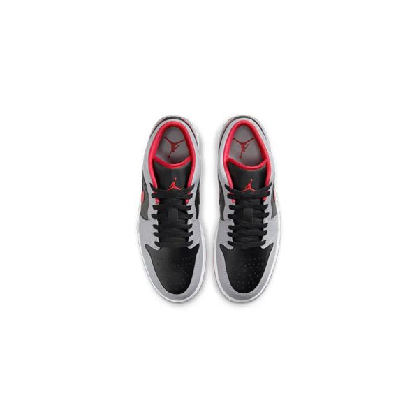 Air Jordan 1 Low Black Cement Grey Fire Red Sale Sale