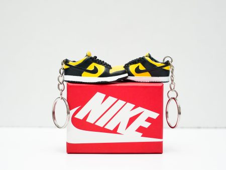 3D Sneaker Keychain With Box - Dunk Low Michigan Fashion