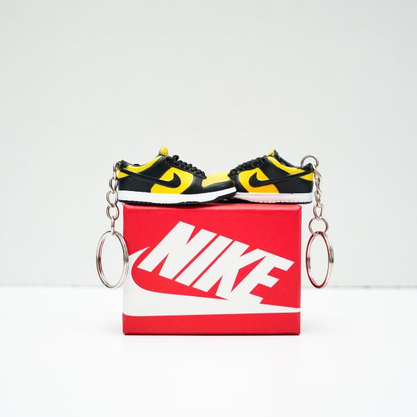 3D Sneaker Keychain With Box - Dunk Low Michigan Fashion