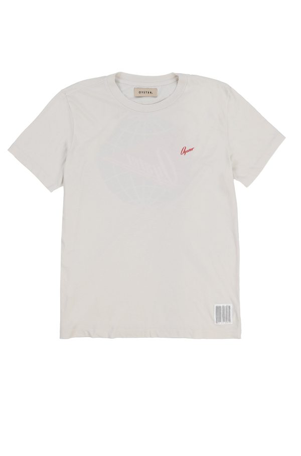 OYSTER PENNANT TEE (VINTAGE WHITE) Cheap