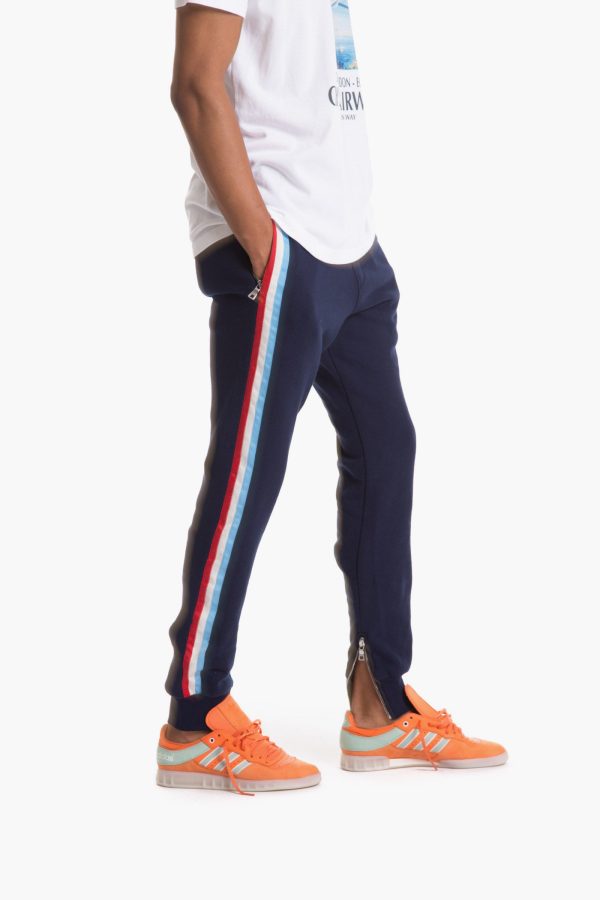 JOMO TRACK PANT (NAVY) Hot on Sale