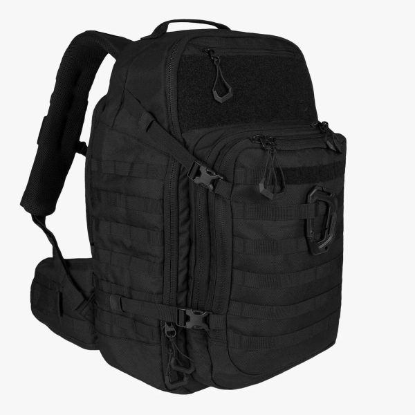 Highlander Harrier Full Clamshell Pack - 45L Black For Sale