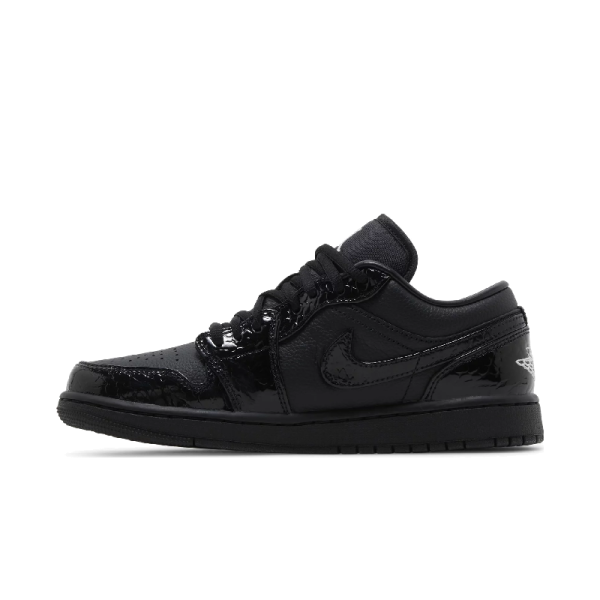 Air Jordan 1 Low SE Patent Elephant Black Online now