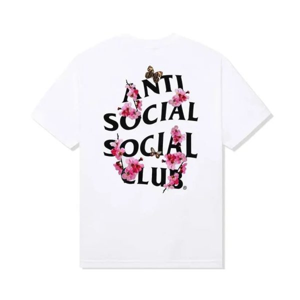 Anti Social Social Club Kkotch Tee White Black Friday Cheap