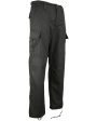 Kombat UK M65 BDU Ripstop Combat Trousers Black Hot on Sale