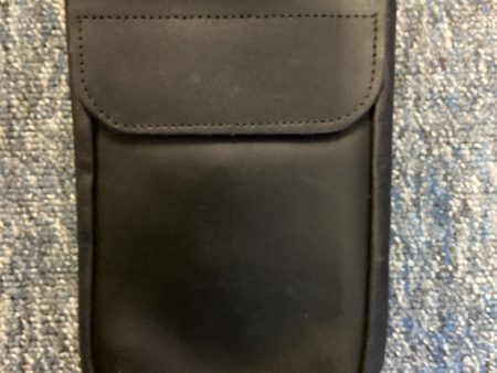 Black Notebook Pouch Leather, 8ins x 5ins (Used - Grade A) Hot on Sale