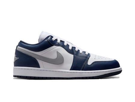 Air Jordan 1 Low Midnight Navy Wolf Sale Fashion