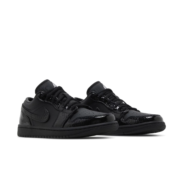 Air Jordan 1 Low SE Patent Elephant Black Online now