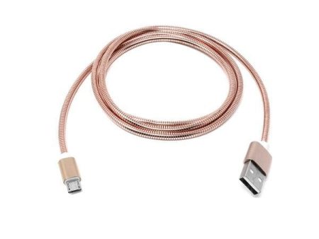 Rose Gold Micro rugged USB Cable Online now