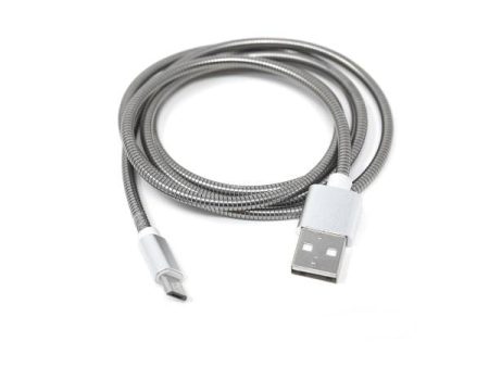 Silver Micro rugged USB Cable For Discount