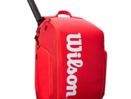 Wilson Super Tour Red Tennis Backpack [WS] Online now