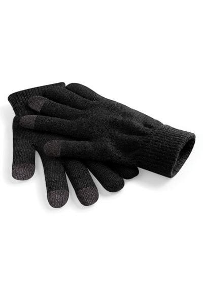 Beechfield Touchscreen Smart Gloves Black For Discount