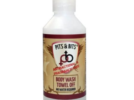 PITS & BITS TOWEL OFF BODY WASH 200ML Online now