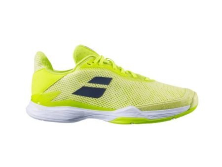 Babolat Jet TERE All Court Kids & Women Light Yellow Limelight Handball Volleyball Tennis Shoes Online