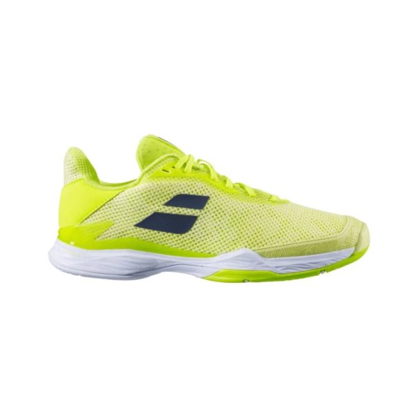 Babolat Jet TERE All Court Kids & Women Light Yellow Limelight Handball Volleyball Tennis Shoes Online