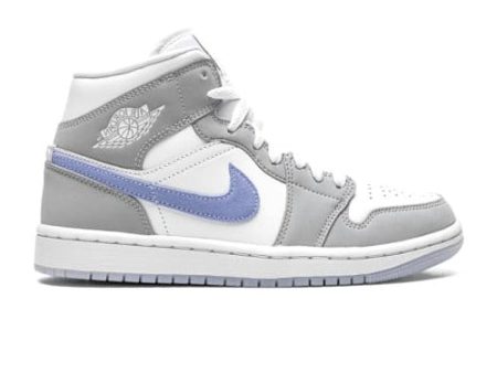 Air Jordan 1 Mid Wolf Grey Aluminum Sale For Sale