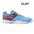 Babolat Pulsion Clay Kids & Women Sky Blue Tennis & Padel Shoes Hot on Sale