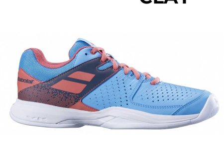 Babolat Pulsion Clay Kids & Women Sky Blue Tennis & Padel Shoes Hot on Sale