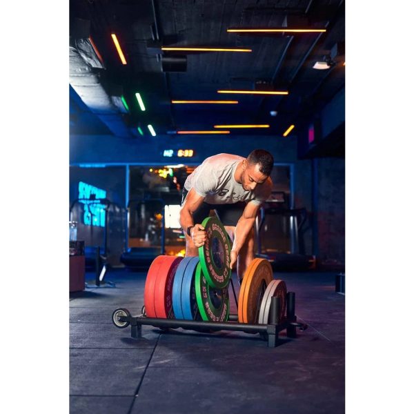 Garage Gear Fitness Gym Crossfit Bumper Plates Cart [WS] on Sale