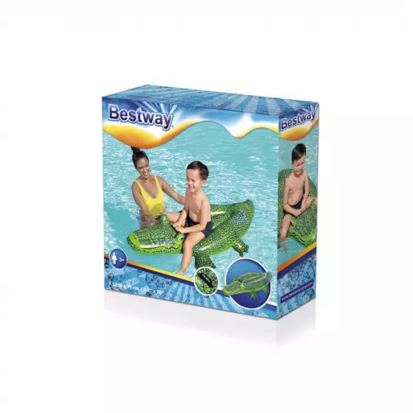 Bestway Crocodile Ride-On Inflatable [WS] on Sale