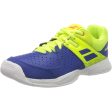 Babolat Pulsion Indoor Kids & Women Yellow Blue Handball Volleyball Tennis Shoes Discount