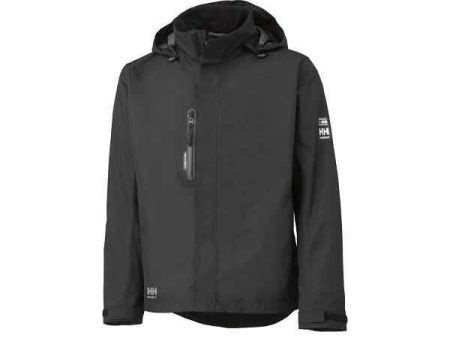 Helly Hansen Manchester Shell Waterproof Jacket Black For Sale