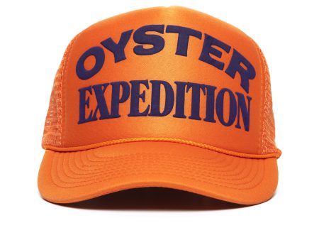 Oyster Expedition Trucker Hat (Papaya Grape) Online now