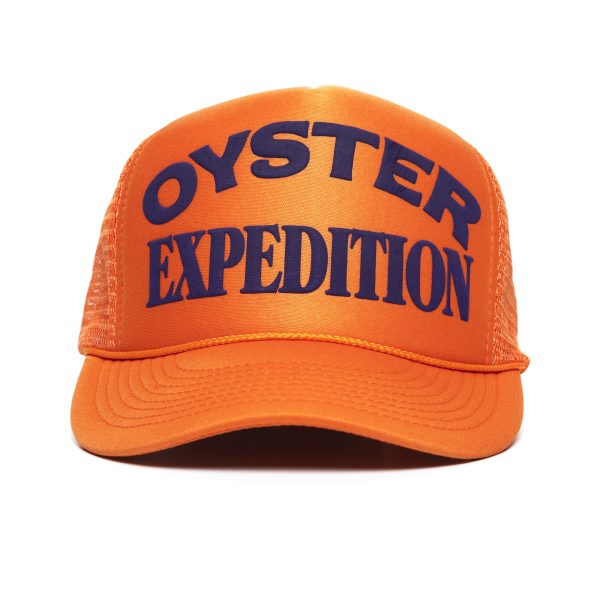 Oyster Expedition Trucker Hat (Papaya Grape) Online now