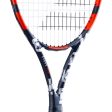 Babolat Evoke 105 Strung 275gm Black Orange Tennis Racket Cheap