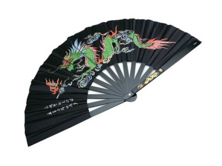 Aluminum Dragon Fighting Fan Online Hot Sale