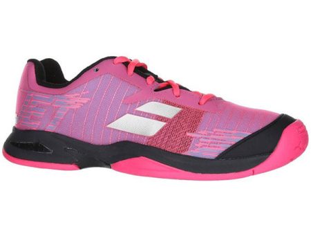 Babolat Jet All Court Kids & Women Pink Handball Volleyball Tennis Shoes on Sale