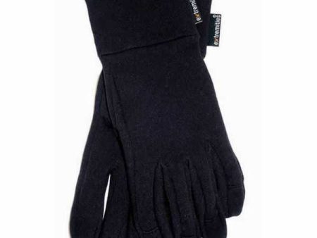 Extremities Women s Power Stretch Black Gloves For Sale