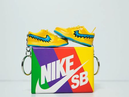 3D Sneaker Keychain With Box - Gratefull Dead Yellow Online Hot Sale