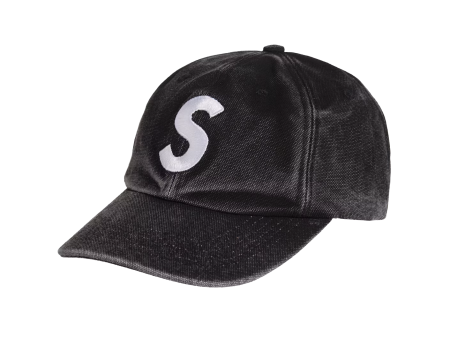 Supreme Pigment S-Logo 6 Panel Black Cheap